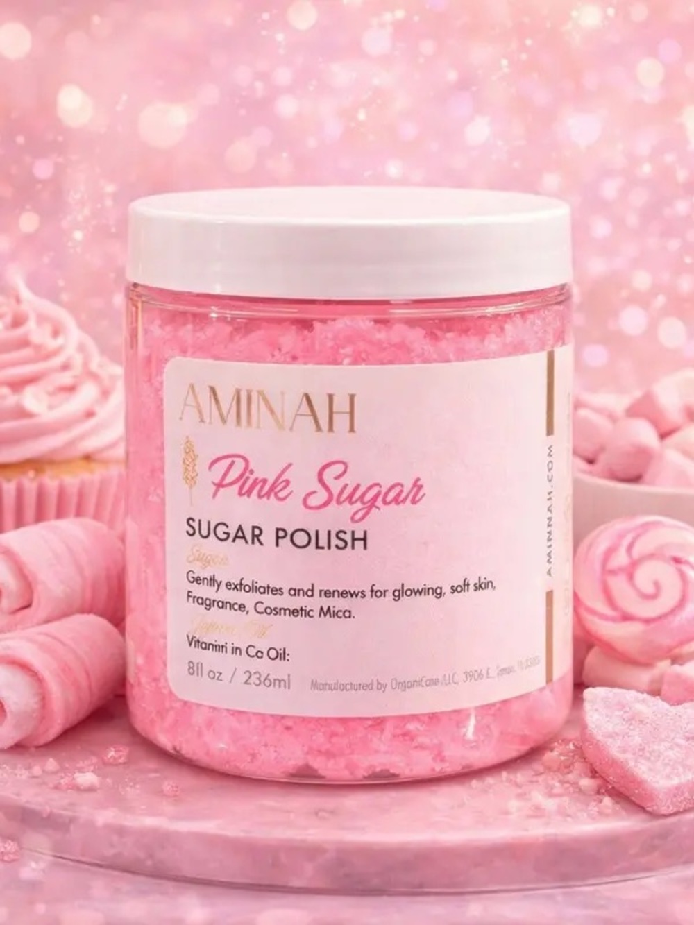 AMINAH Pink Sugar Sugar Polish (Brand New)
